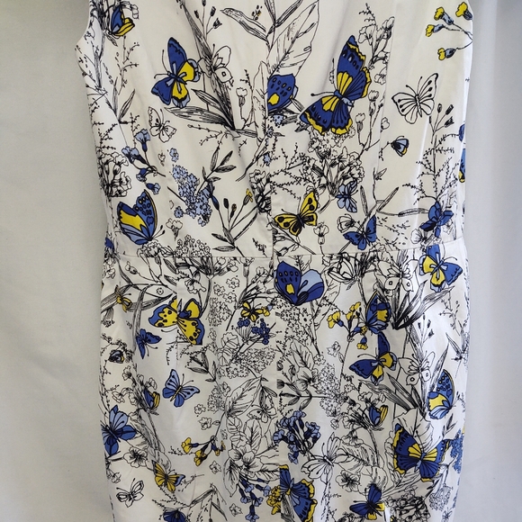 Talbot's Summer Butterfly Dress, 14.   Firm on $28. - Picture 4 of 9